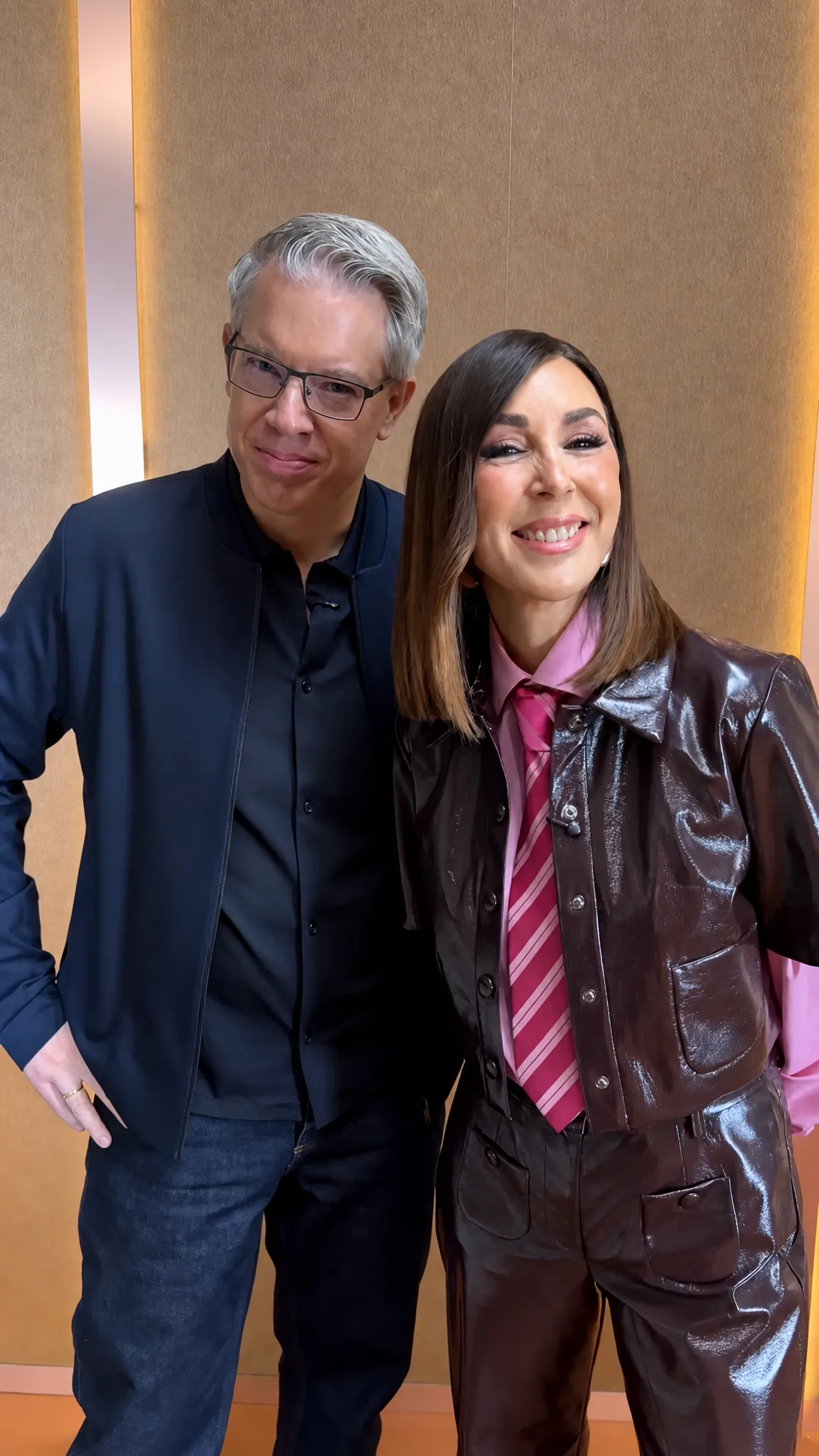 Frank Thelen und Judith Williams backstage bei „Die Höhle der Löwen“
